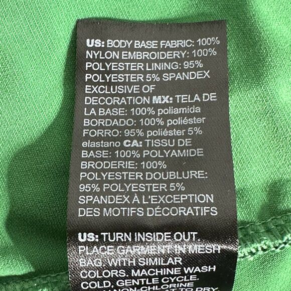 White House Black Market Green Lace Blouse - Picture 13 of 14